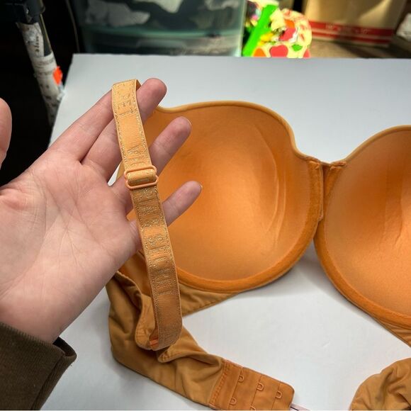 Victoria's Secret Orange t-shirt push-up full coverage Bra 36DD - Picture 11 of 11